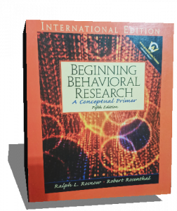 BEGINNING BEHAVIORAL RESEARCH