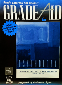 STUDY SMATER NOT HARDER GRADE AID FOR PSYCHOLOGY