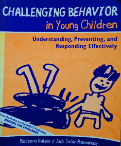 CHALLENGING BEHAVIOR IN YOUNG CHILDREN