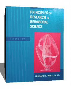 PRINCIPLES OF RESEARCH IN BEHAVIORAL SCIENCE