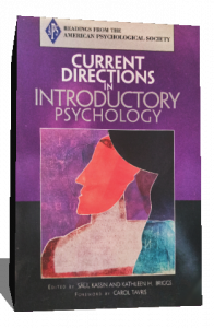 CURRENT DIRECTIONS IN INTRODUCTORY PSYCHOLOGY