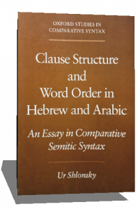 CLAUSE STRUCTURE AND WORD ORDER IN HEBREW AND ARABIC