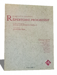 Repertorio progressif pour la guitare, volumen3