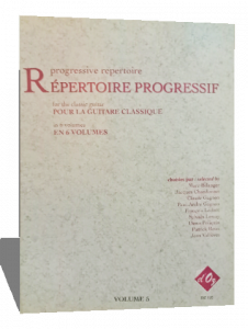 Repertorio progressif pour la guitare, volumen5