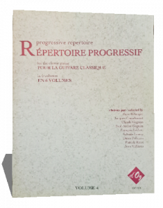 Repertorio progressif pour la guitare, volumen4
