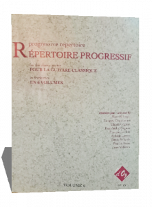 Repertorio progressif pour la guitare, volumen6