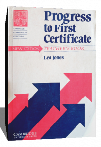 PROGRESS TO FIRST CERTIFICATE