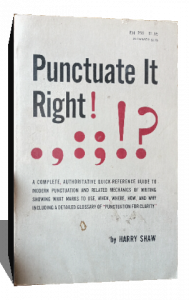 PUNCTUATE IT RIGHT