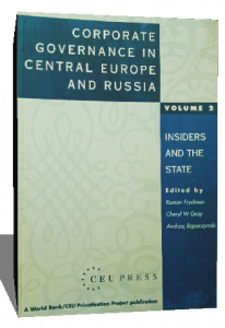 CORPORATE GOVERNANCE IN CENTRAL EUROPE AND RUSSIA