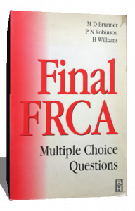 FINAL FRCA MULTIPLE CHOICE QUESTIONS