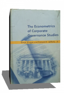the econometrics of corporate governance studies