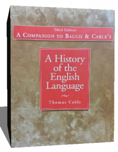 a history of the english language