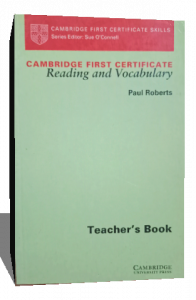 cambridge first certificate reading and vocabulary