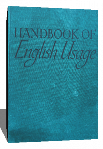 HANDBOOK OF ENGLISH USAGE