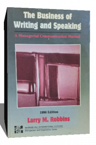 the business of writing and speaking