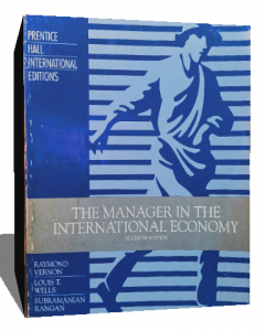 the manager in the international economy