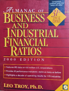 almanac of business and  industrial financial ratios