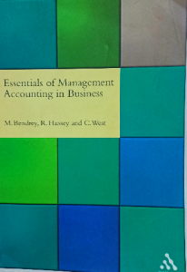 essentials of management accounting in business