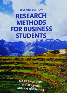 research methods for business students