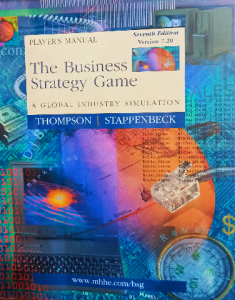 the business strategy game a global industry simulation