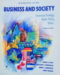 business and society corporate strategy public policy ethics