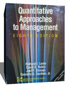 quantitative approaches to management