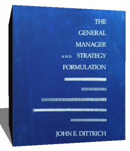 the general manager and strategy formulation