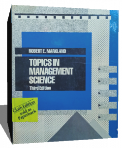 topics in management science