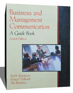 business and management communication a guide book