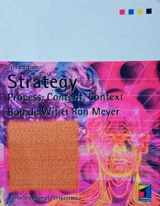 Strategy Process Content Context By Bob De Wit And Ron Meyer