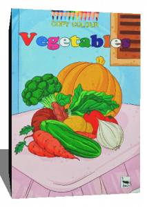 Copy colour vegetables
