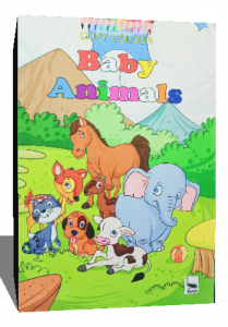 Copy colour baby animals