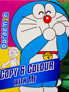 Copy & colour with me doraemeon