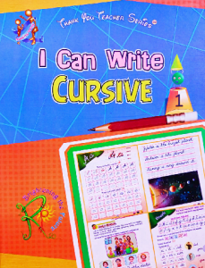 I can write cursive   1