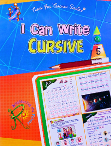 I can write cursive  5