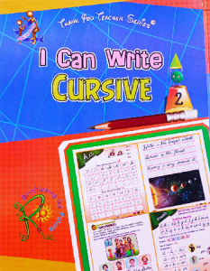 I can write cursive  2