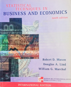 Statistical techniques in business and economics