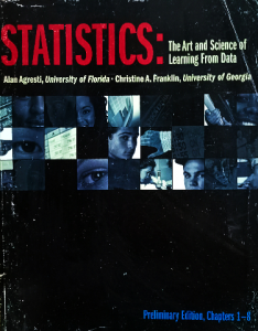Statistics the art and science of learning from data