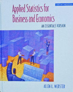 Applied statistics for business and economics an essentials version