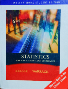 Statistics for management and economics