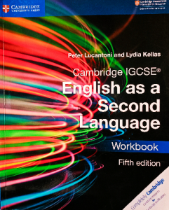 Cambridge IGCSE English as a second language work book
