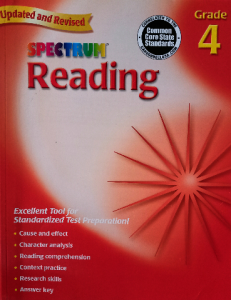 Spectrum reading grade 4
