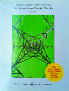 Fundamentals of electric circuits
