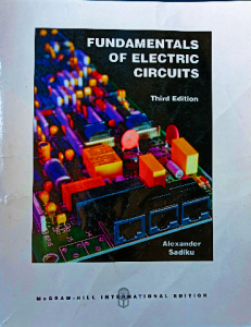 Fundamentals of electric circuits