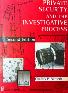 Private security and the investigative process