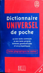 Dictionnaire universel de poche