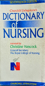 Dictionary of nursing