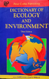 Dictionary of ecology and environment