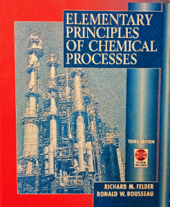 Elementary principles of chemical processes