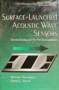 Surface launched acoustic wave sensors